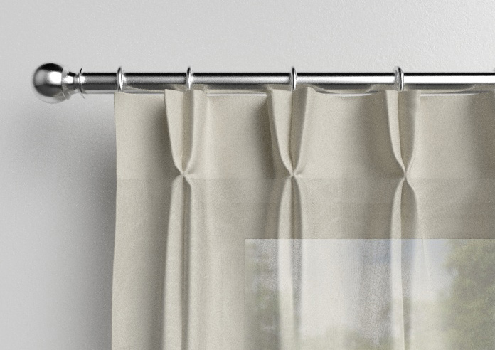 Pavia Voile, Cream Breeze - Made to Measure Curtains - Image 10